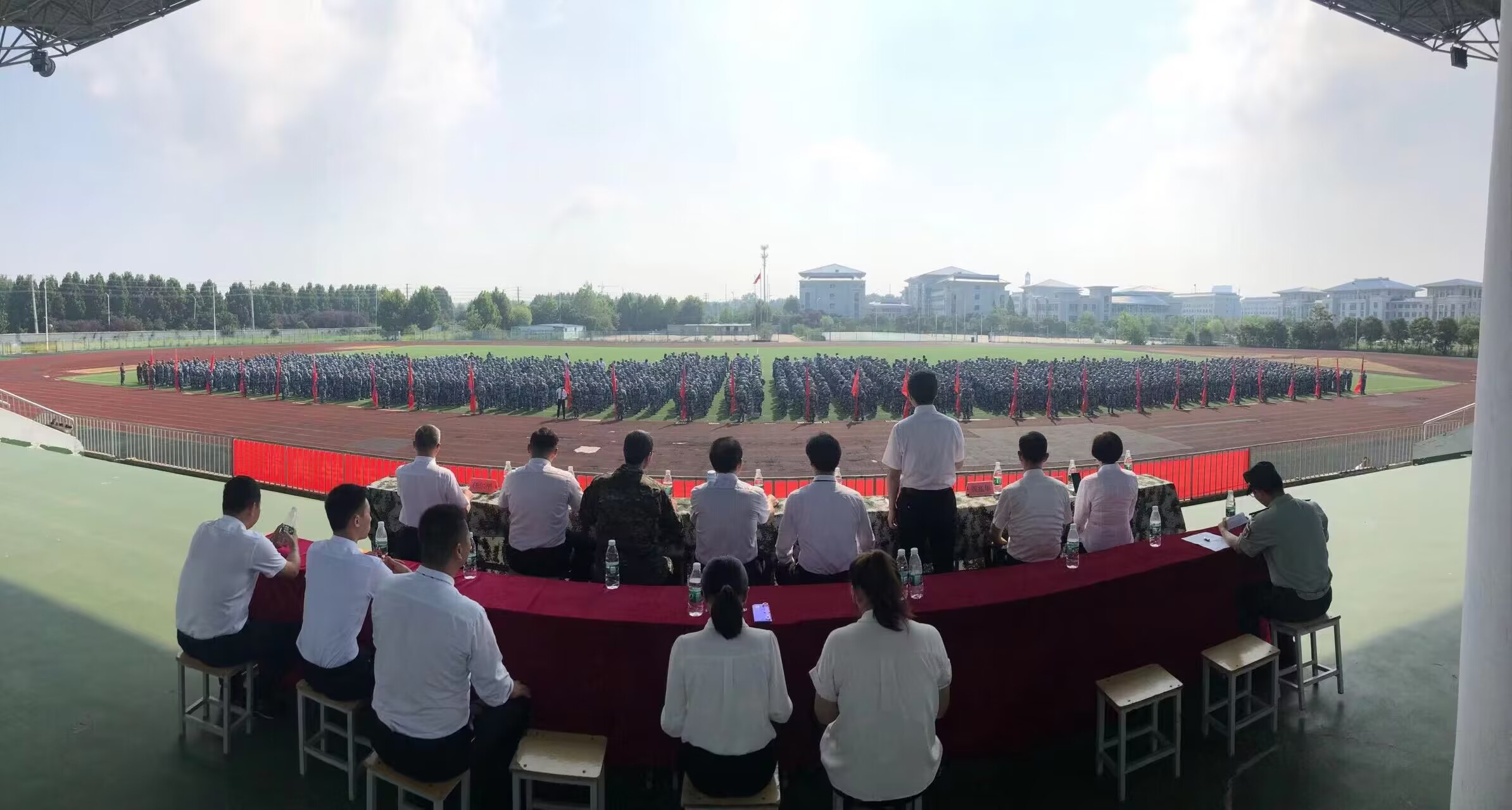js333金沙线路检测2023级新生开学典礼暨军训动员大会